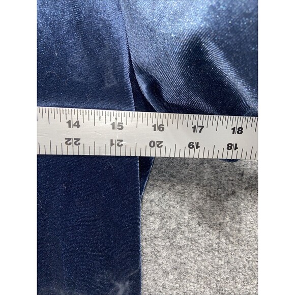 Old Navy Women’s Velvet Tee Size XS Solid Blue Short Sleeve - Picture 5 of 7